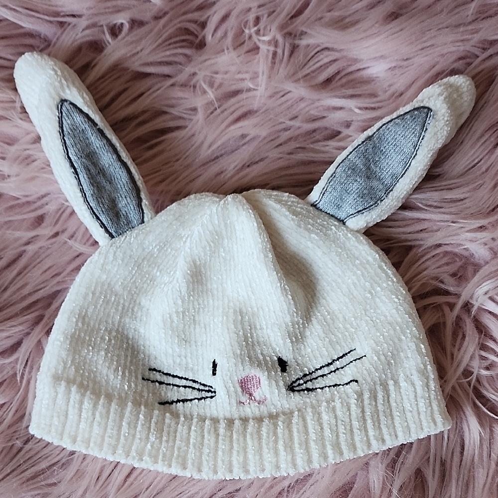 Infant / Toddler BUNNY Peter Alexander White Bunny Hat With Ears